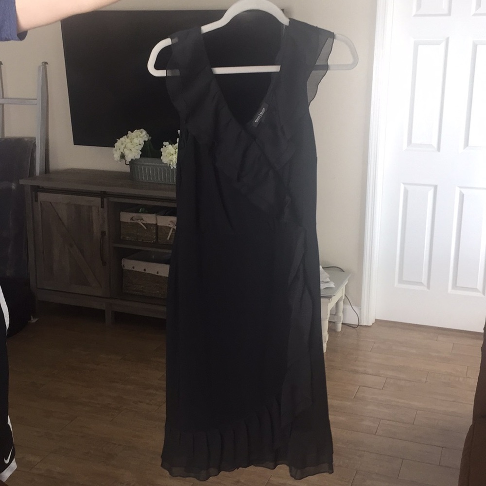 White House Black Market Ruffle Dress